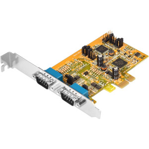 2-port RS-422/485 PCI Express Card, Oxford Single Chip Solution